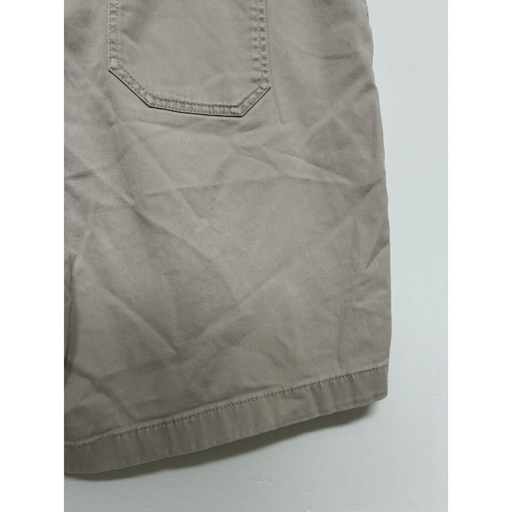 LL Bean Favorite Fit Women’s Size 18 Tan Khaki Cotton Blend Shorts Outdoor - Picture 12 of 12